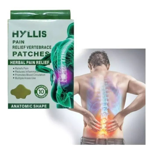 Parches Medicinal Alivio Dolor Espalda Lumbar Columna 10 Und