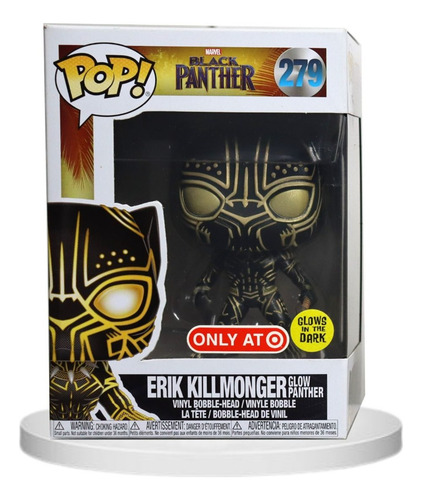 Boneco Funko Pop Marvel Erik Killmonger Exclusivo - 279