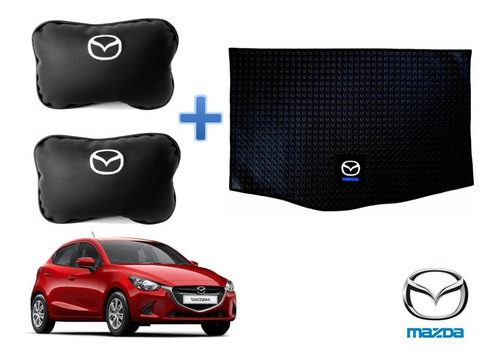 Tapete Cajuela + Par Cojines Mazda 2 Hatchback 2015 A 2022