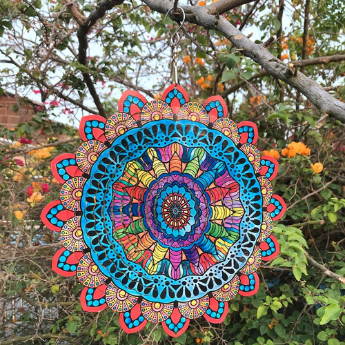 Lj R, For I Campanas Viento Giratorias 3d Mandala Eye Wind