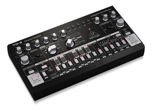 Imagen 3 de 5 de Sintetizador Behringer Td-3-bk Negra Analógico De 16 Voces