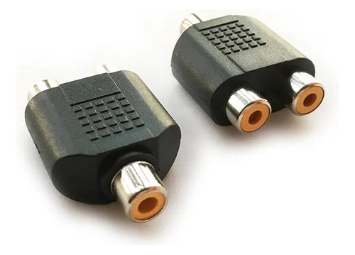 Ficha Adaptadora Doble Hembra Rca A Rca Hembra