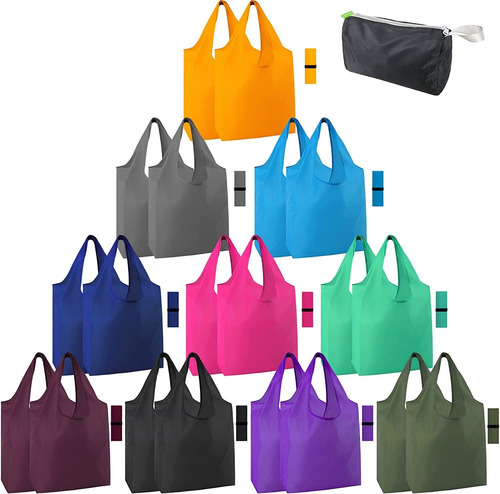 Bolsas De Mandados Reutilizables, Plegables - Pack 20u - 06 