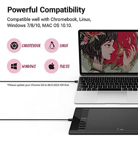 Ugee M708 V3 Tableta Dibujo Gráfico, Tableta Dibujo Digital
