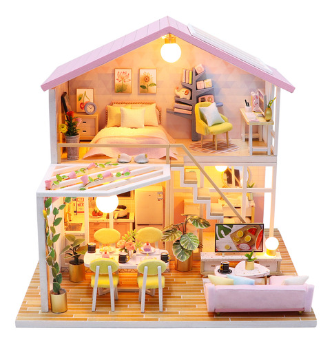 Modelo Con Dollhouse Sweet Kit Music Furniture Time