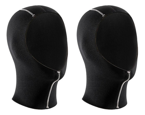 Aaa 2pcs 3mm Neoprene Diving Wetsuit Stretchy Swimming Hat