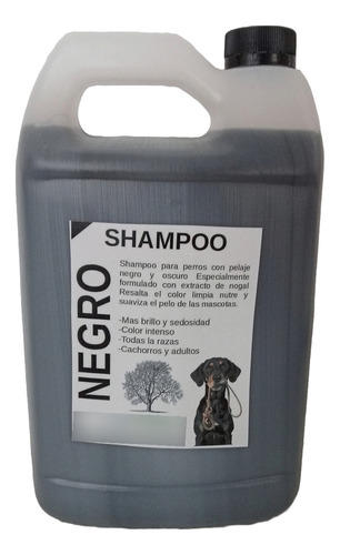 Shampoo Petsynatural Pelo Negro Garrafa 4lts 