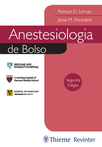 Anestesiologia de Bolso, de Urman, Richard D.. Editorial Thieme Revinter, capa mole em português, 2017