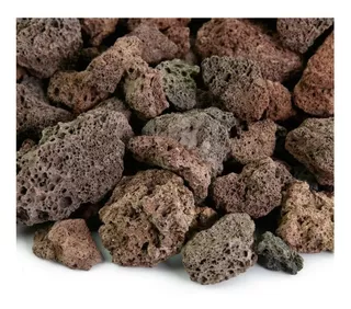 Piedra Volcanica Roja Para Asador Bbq A Gas Beef Maker X6lbs