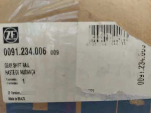 Haste Mudancacaixa 16s1650 Volvo Zf 0091234006 Haste Mudancacaixa 16s1650 Volvo Zf 0091234006