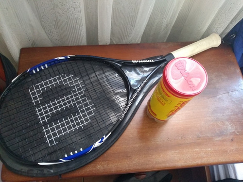 Raquete De Tênis + 3 Bolas