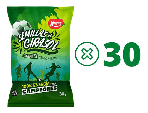 Combo Semillas De Girasol S Sal Snack 30 Packs Bulto Cerrado