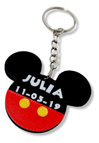 Llavero Souvenir Minnie Mickey Mouse Personalizado 