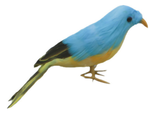 Pájaro Artificial Vivid Bird Hecho A Mano, Regalo De Navidad