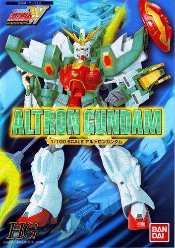 Gundam Wing Altron Hg Kit High Grade 1/100 Gunpla Bandai