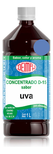 Concentrado Saborizante Sabor Uva D-15 Deiman 1 L
