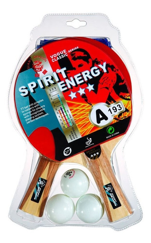 Set Ping Pong Giant Dragon Spirit Energy 3 Estrellas Kit