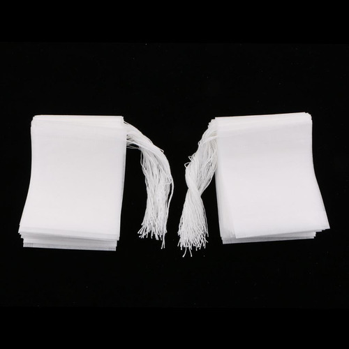 100pcs Bolsas De Té Desechable Mueble Cordón 5x6cm