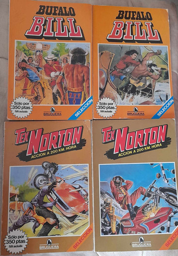 4 Comics En Oferta / Tex Norton Y Bufalo Bill