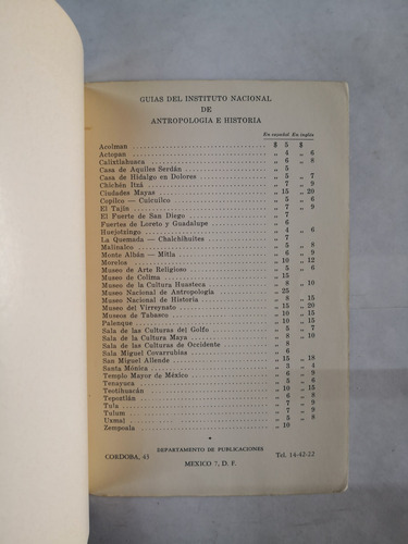 Maya Cities - Official Guide Inah (Usado)