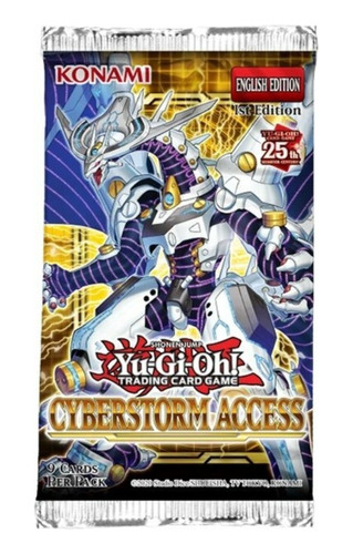 Boosters Yugioh Cyberstorm Access 9 Cartas Ingles Original