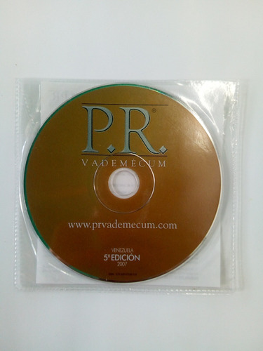 Imagen 1 de 3 de Cd-rom. P.r. Vademécum Medicamentos De Venezuela 5ta Edición