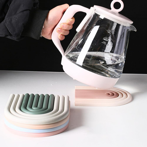 Portavasos De Silicona Antideslizantes Para Mesa,
