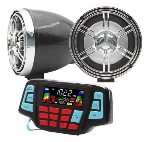 Parlantes Para Moto Radio_alarma_bluetooth