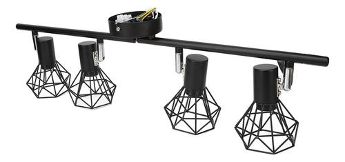 S Kit De Iluminación Led Para Riel De 4 Luces, Luz