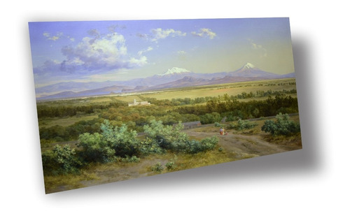 Cuadro Canva Bastidor José María Velasco Valle México 65x100