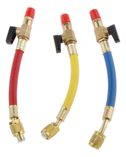 800psi Charge Hoses With Adapters R410a R134 +