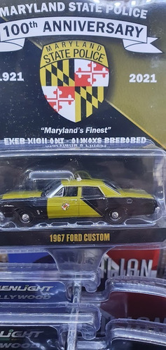 1967 Ford Custom Maryland Police 100 Aniversario Greenlight