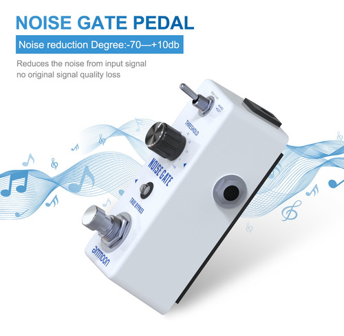 Ammoon Noise Gate Reducción De Ruido Pedal De Efecto De
