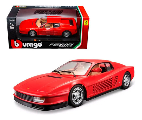 Autos Burago Ferrari Racing 1/24 Testarossa