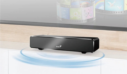 Imagen 8 de 10 de Mini Barra Parlante Pc Genius Rs2 Soundbar 100 Usb Dh®