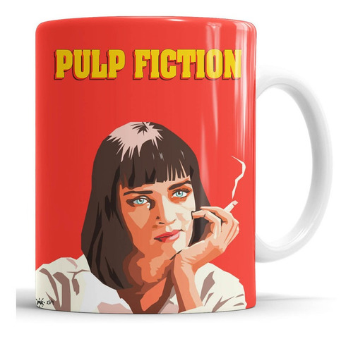 Taza Pulp Fiction - Roja - Cerámica