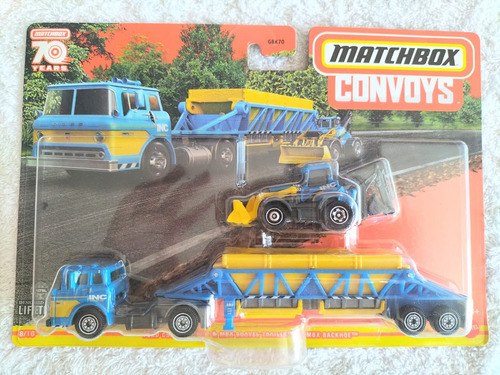 Ford C900 Cabover & Gravel Trailer, Matchbox, Esc. 1/87