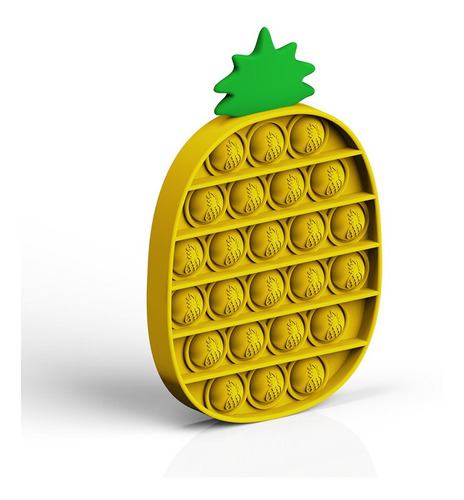 4 Piezas Empujar Burbuja Fruta Sensorial Fidget Autismo Estr