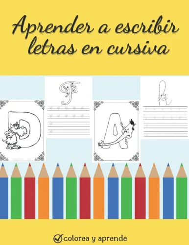 comprar Libro: Aprender A Escribir Letras En Cursiva: Aprende A E...