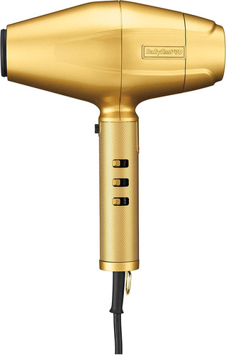 Secadora De Cabello Babyliss Pro Gold Fx Metal 1800w 4 Barbers 2 Velocidades Dorada 110v/220v