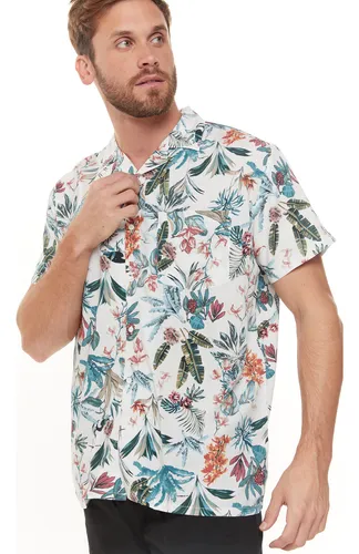 Camisa manga corta hawaiana hombre hotsell