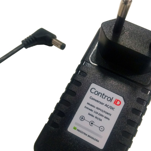 Fonte Relogio De Ponto Idclass 9v 3a - Original Control Id  