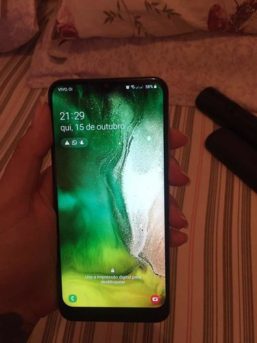 Samsung A30 Branco Com Nota E Carregador Original
