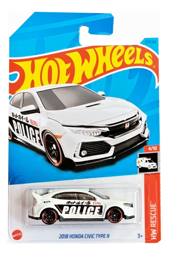 Hotwheels 2018 Honda Civic Type R #215 2023 