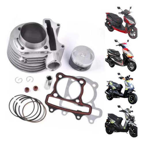 Kit Cilindro Completo Motoneta Italika Trn 150