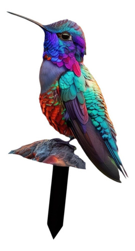 2d Colibrí Década De Jardín Decorativo Acrílico
