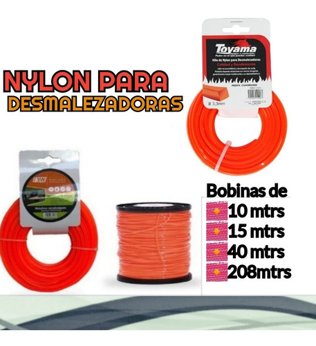 Imagen 1 de 3 de Nylon Para Desmalezadora