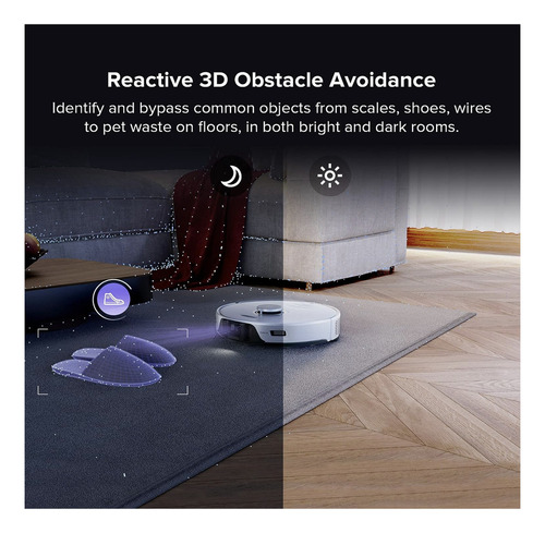 Roborock S8 Pro Ultra Robot Aspirador Y Trapeador, Secado Automático, Lavado De Trapeador Automático, Autovaciado, Autocurre, Cepillo Doble Elevable Y Trapeador Sónico, Succión De 6000 Pa - Blanca