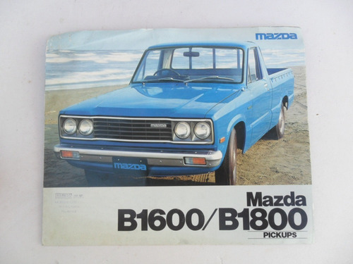 Folleto Mazda 323 Original Catalogo No Manual Auto Clasico