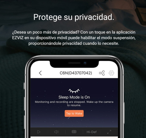 Imagen 7 de 10 de Camara Seguridad Ip Wifi 1080 Mov 360º Graba C/ Memoria 64gb